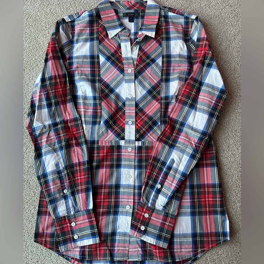 J.Crew Tartan Button Down Shirt